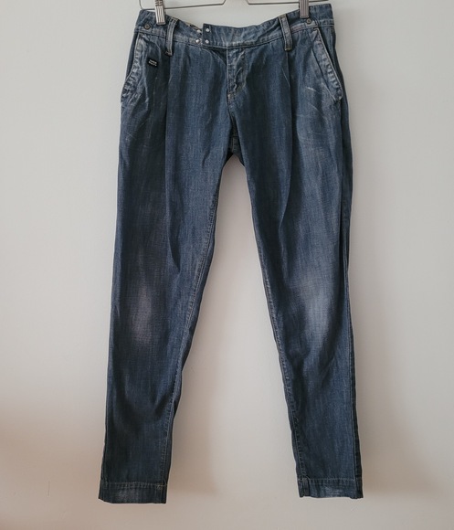 Y2K Made in Italy Pleated Miss Sixty Low Rise Jeans-Size 28* READ CAPTION - Picture 1 of 12